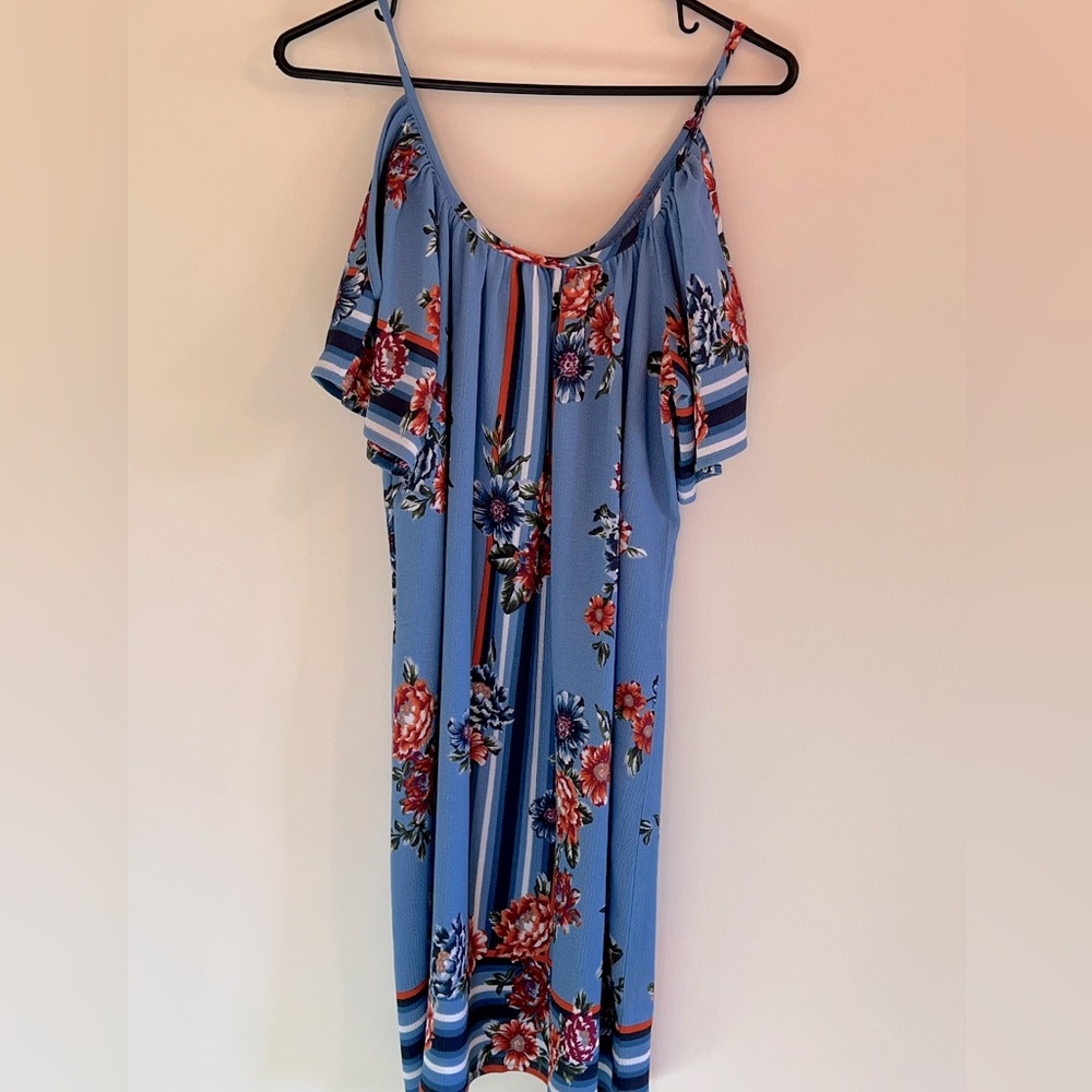 Venus Beach Dress Relaxed Fit, Color Blue, Size XS